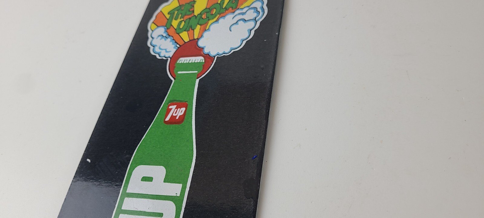 Vintage 7 Up Soda Sign - Porcelain General Store Gas Oil Pump Liquor Sign - Image 9