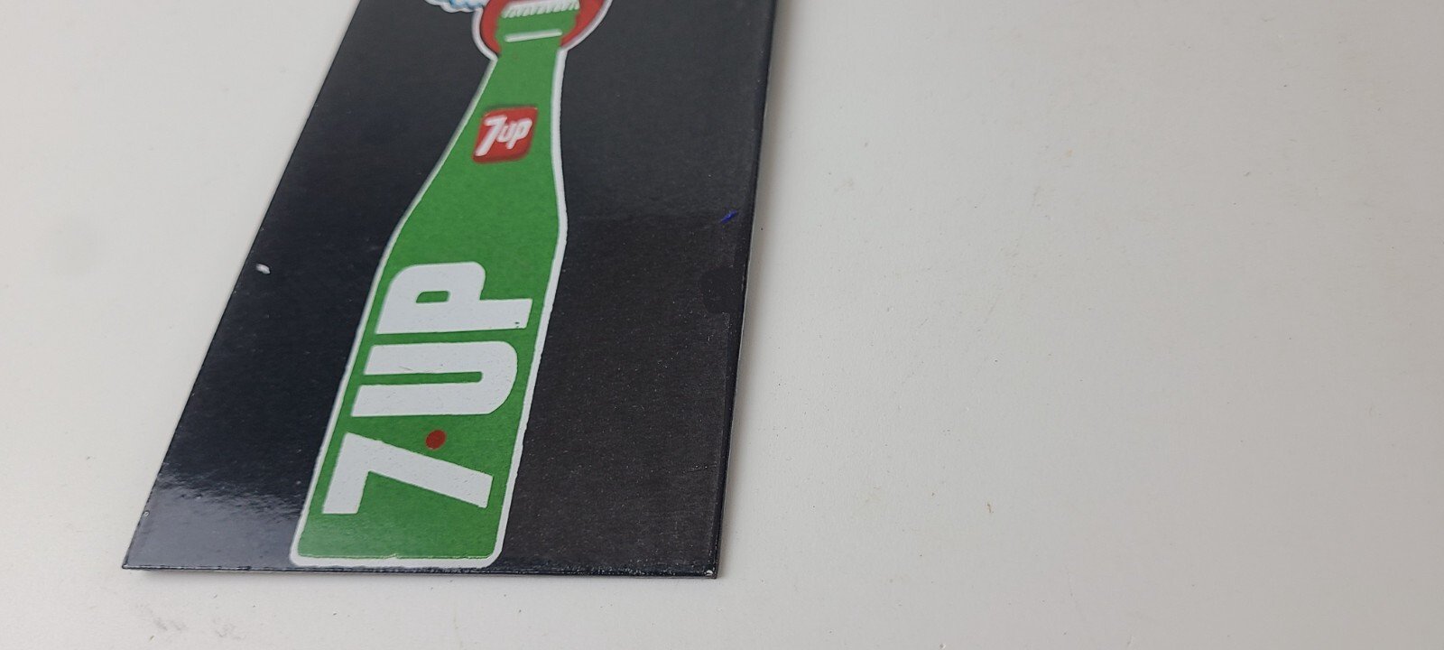 Vintage 7 Up Soda Sign - Porcelain General Store Gas Oil Pump Liquor Sign - Image 10