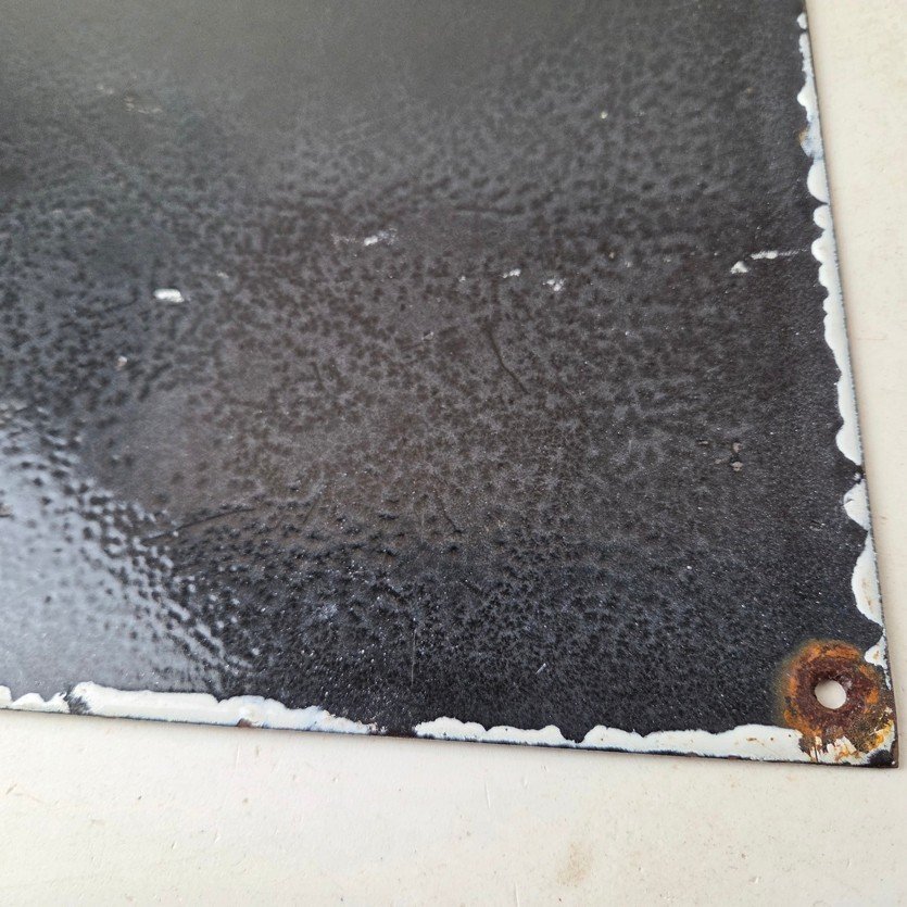 Vintage Black Raven Sign - Kelly Axe Service Station Knife Store Gas Pump Sign - Image 8