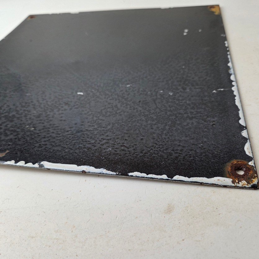 Vintage Black Raven Sign - Kelly Axe Service Station Knife Store Gas Pump Sign - Image 9