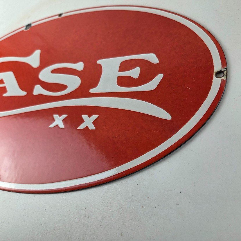 Vintage Case xx Knives Sign - Porcelain Advertisement Gas Pump Station Sign - Image 13