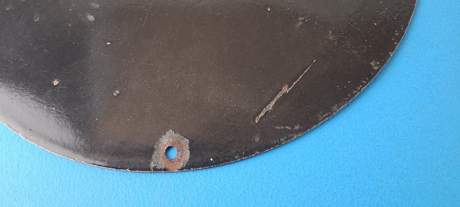 Vintage Cats Paw Shoes Sign - Porcelain Cat Tex Gas Service Pump Sign - Image 15