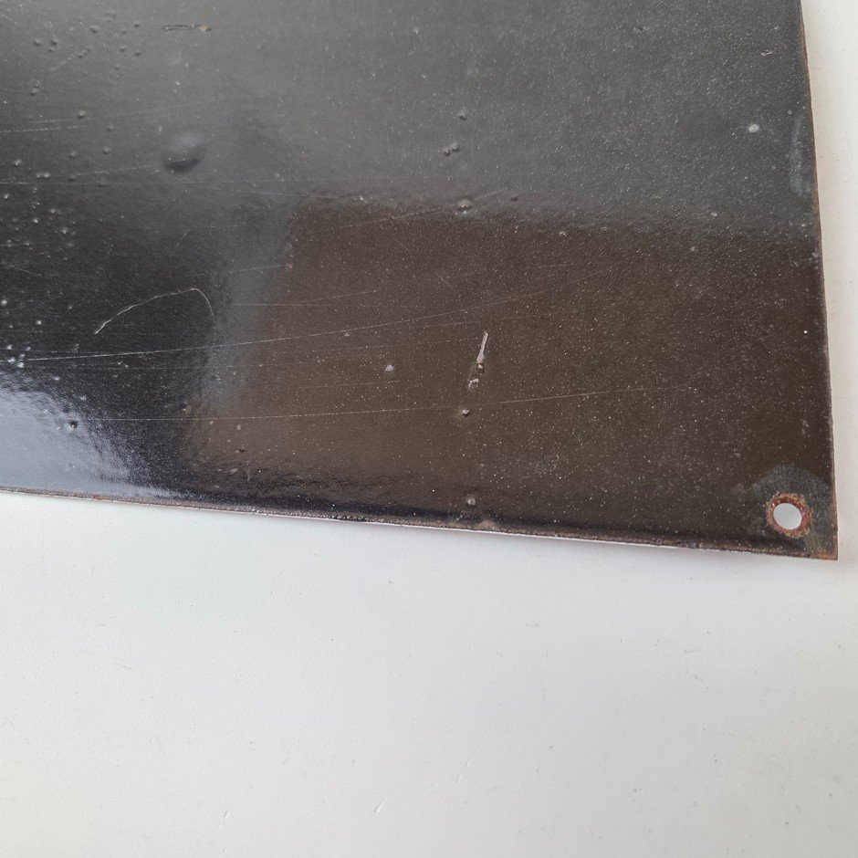 Vintage Chubby Minnow Sign - Fishing Lure Advertisement Porcelain Gas Pump Sign - Image 14