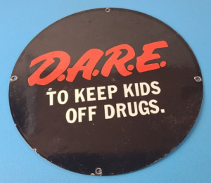 Vintage DARE Sign Porcelain General Store Drugs Gas Pump Plate Sign 305887562931