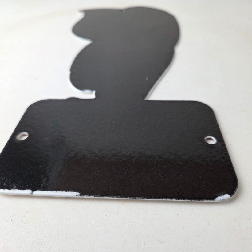 Vintage Esso Gasoline Porcelain Sign - Oil Drop Gas Service Station Auto Sign - Image 9