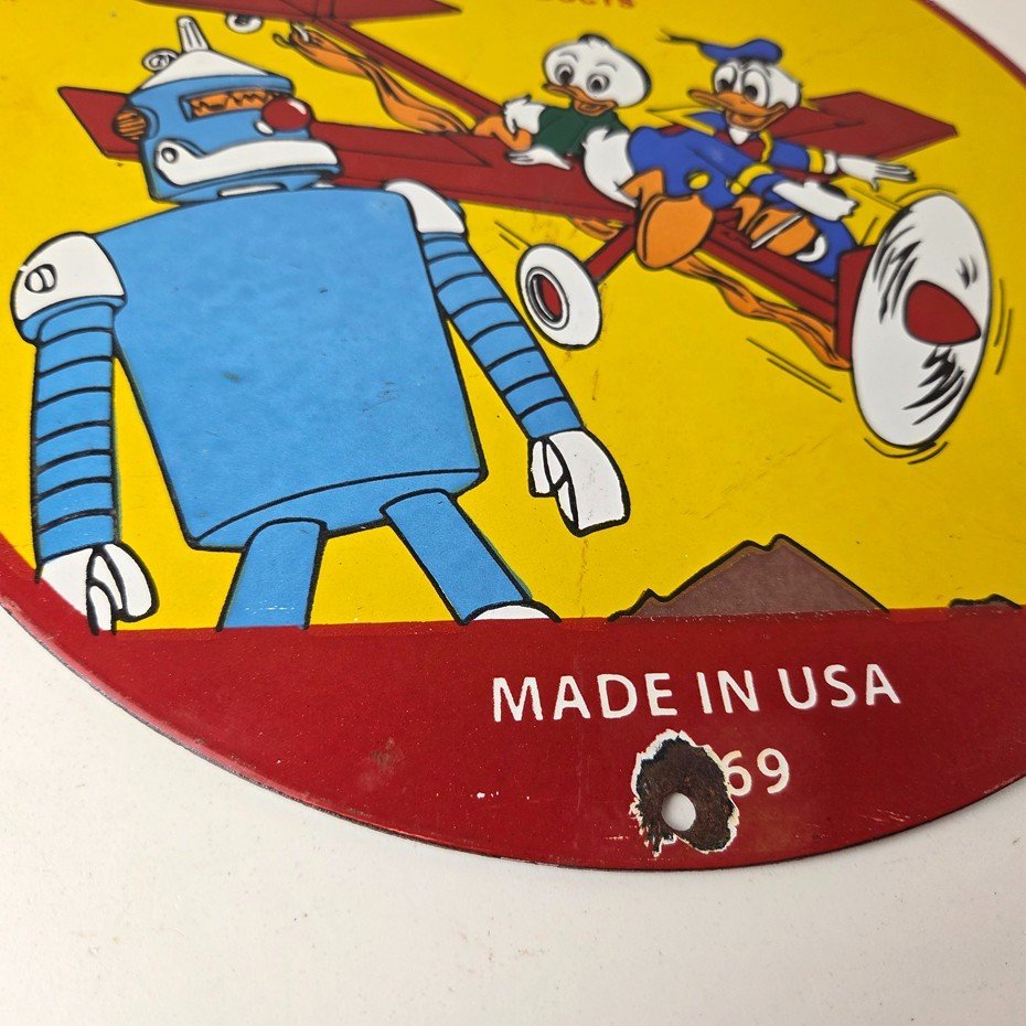 Vintage Esso Sign - Gasoline Service Station Porcelain Sign - Image 7