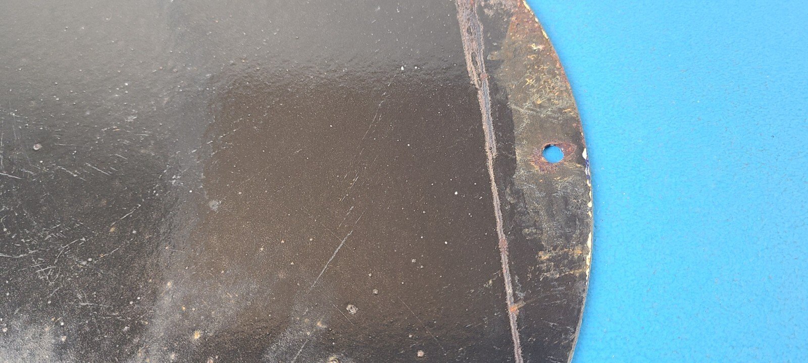 Vintage Ford Motors Sign - Advertising Gas Pump Automotive Porcelain Sign - Image 15