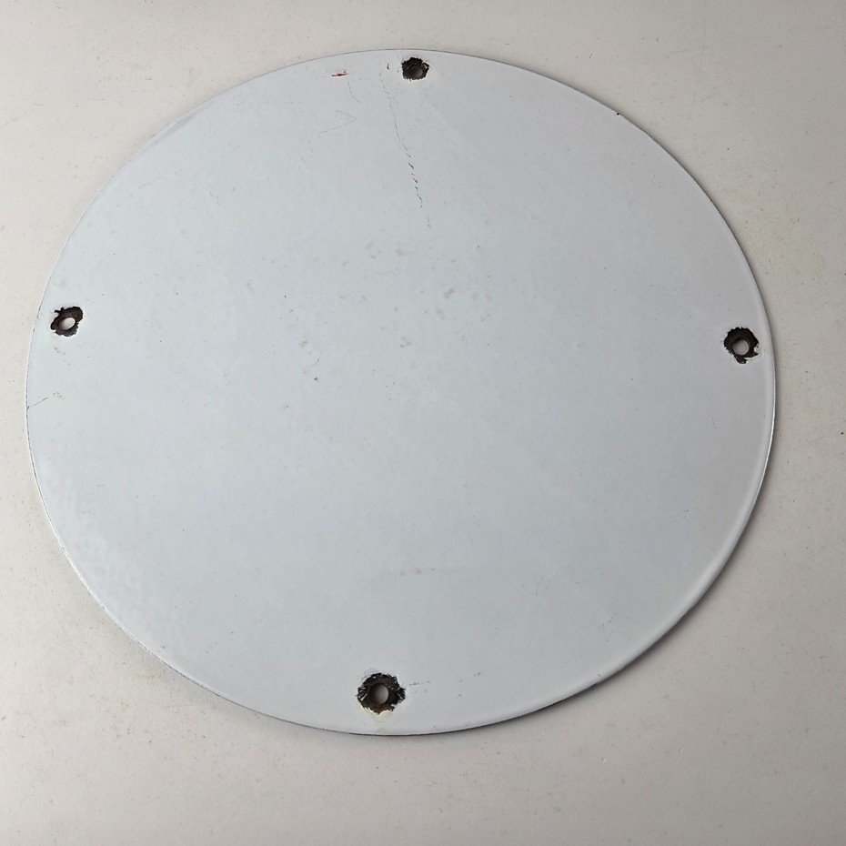 Vintage Gasoline Sign - Skelly Gas Motor Oil Service Station Pump Porcelain Sign - Image 7