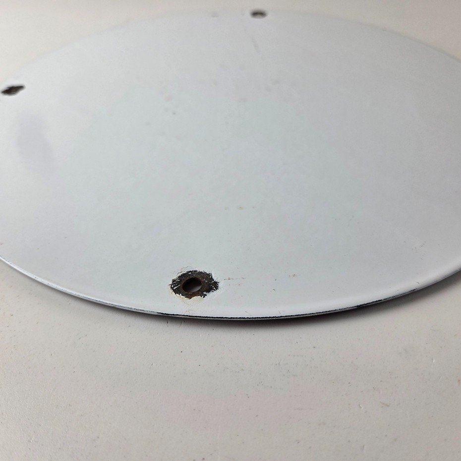 Vintage Gasoline Sign - Skelly Gas Motor Oil Service Station Pump Porcelain Sign - Image 9