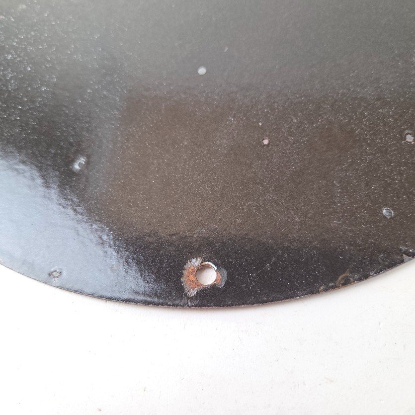 Vintage Harley Davidson Motorcycles Sign - Biker Porcelain Service Gas Pump Sign - Image 8