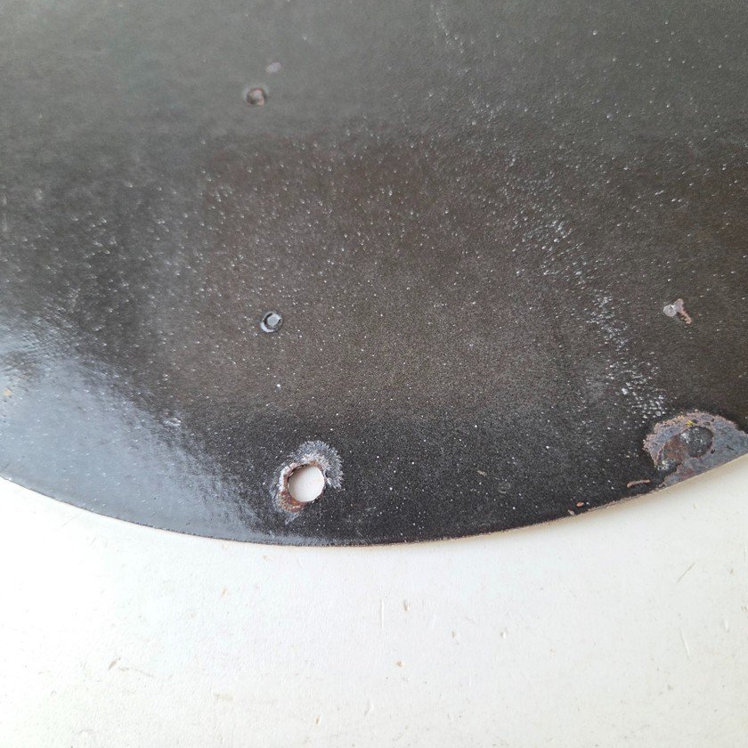 Vintage Indian Porcelain Sign - Chief Headdress Motorcycle Logo Sign - Image 8