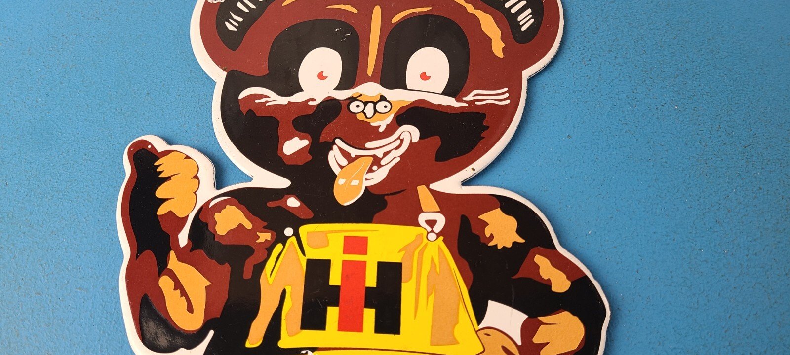 Vintage International Harvester Sign - Porcelain Farm Implements Gas Pump Sign - Image 3