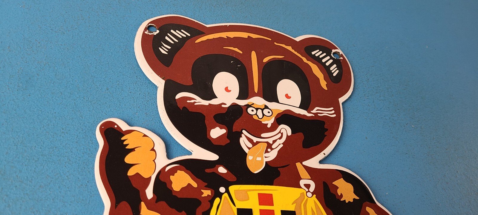 Vintage International Harvester Sign - Porcelain Farm Implements Gas Pump Sign - Image 5