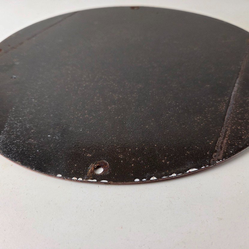 Vintage Johnson Outboards Sign - Boat Engines Seahorse Porcelain Gas Sales Sign - Image 9