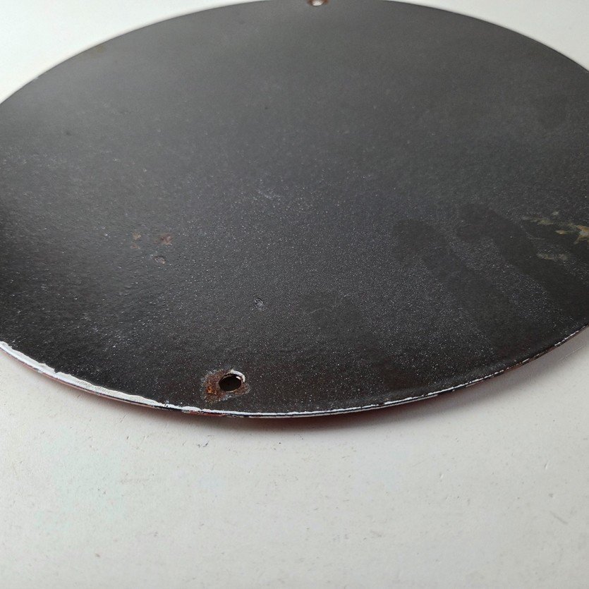 Vintage Marlin Firearms Porcelain Sign - Long Live Lever Gun Advertisement Sign - Image 9