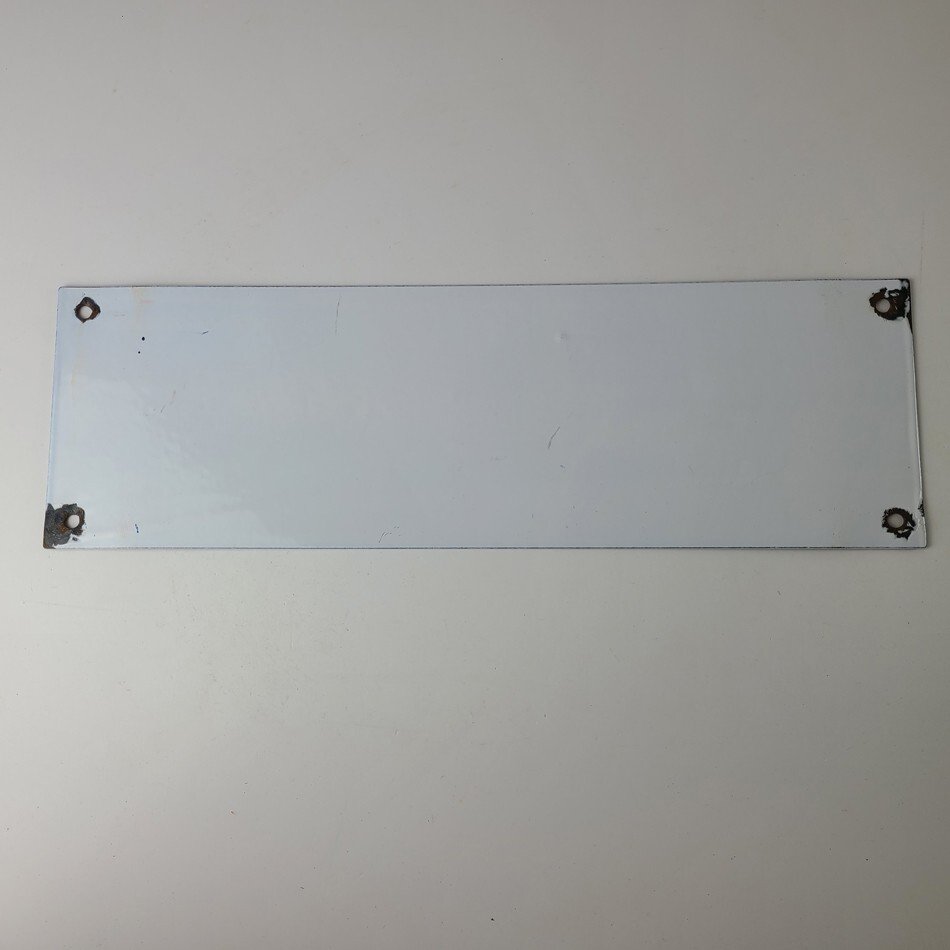 Vintage Mobil Gasoline Sign - Tobacco No Smoking Porcelain Gas Station Pump Sign - Image 13