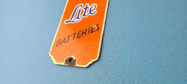 Vintage Prestolite Batteries Sign Porcelain Door Wall Garage Mechanic Gas Sign 305372206811 10