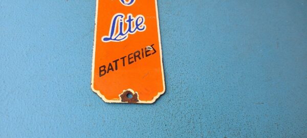 Vintage Prestolite Batteries Sign Porcelain Door Wall Garage Mechanic Gas Sign 305372206811 7