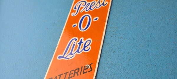 Vintage Prestolite Batteries Sign Porcelain Door Wall Garage Mechanic Gas Sign 305372206811 9