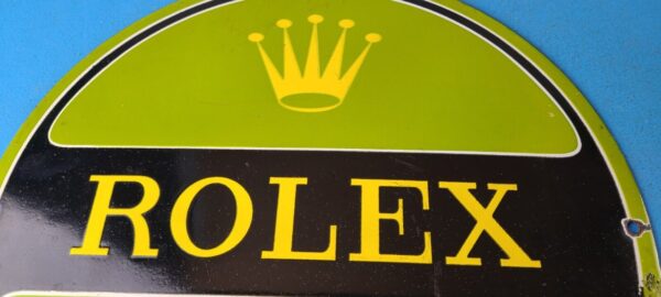 Vintage Rolex Luxury Watches Porcelain Sign Submariner Store Gas Pump Sign 305773851521 12