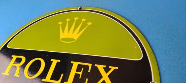 Vintage Rolex Luxury Watches Porcelain Sign Submariner Store Gas Pump Sign 305773851521 7