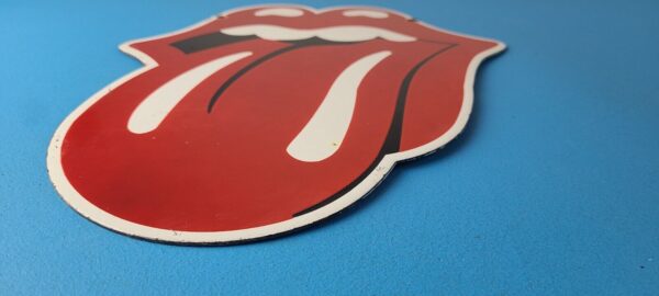 Vintage Rolling Stone Sign American Rock Guitar Band Concert Gas Pump Sign 305714239231 10