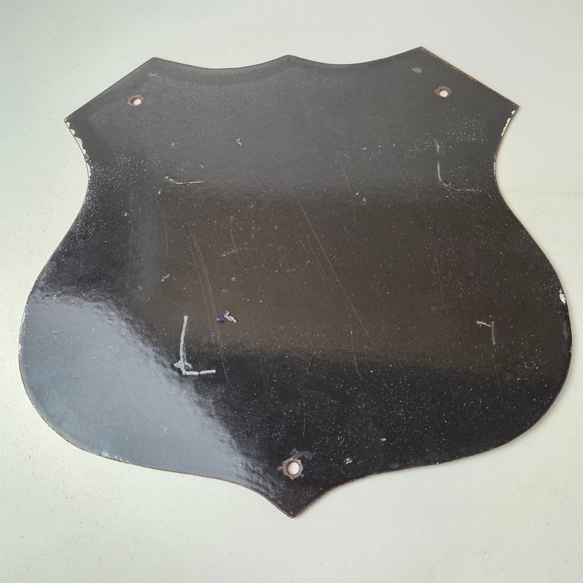 Vintage Route 66 Coca Cola Porcelain Sign - Gas Pump Soda Diner Sign - Image 7