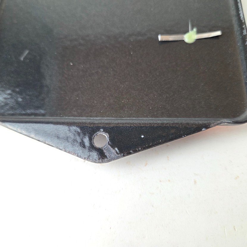 Vintage Shell Motor Oil Porcelain Sign - Gasoline Pump Ad Sign On Thermometer - Image 8