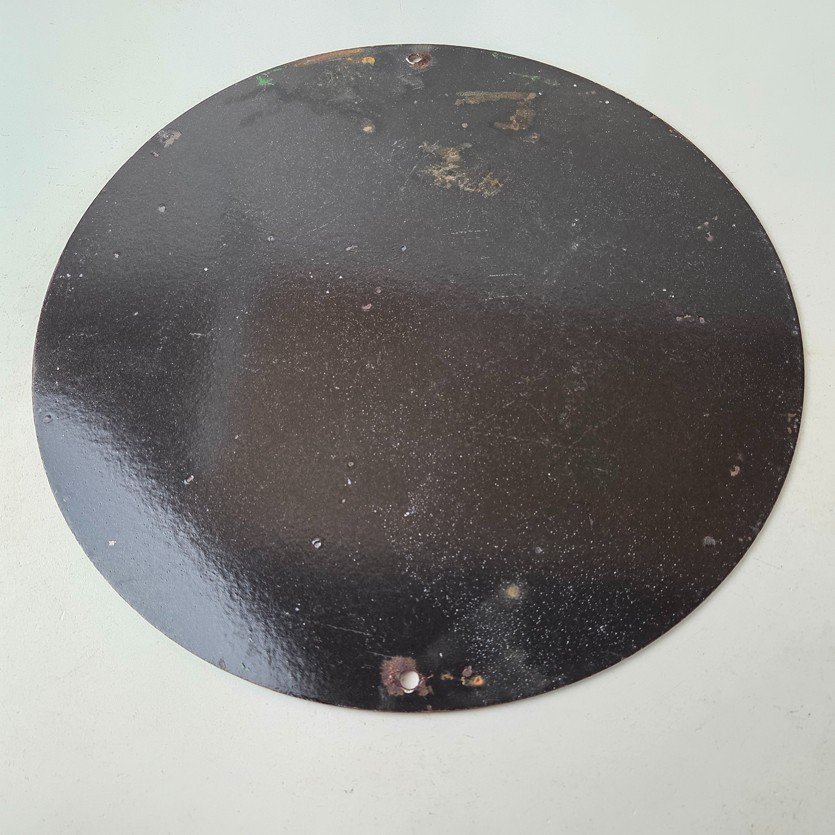 Vintage Sinclair Gasoline Sign - Baseball Dinosaur Porcelain Gas Pump Sign - Image 7