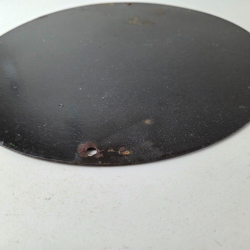 Vintage Sinclair Gasoline Sign - Baseball Dinosaur Porcelain Gas Pump Sign - Image 9