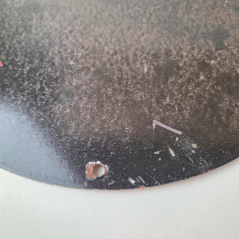 Vintage Sunoco Racing Sign - Gas Service Station Porcelain Pump Sign - Image 8