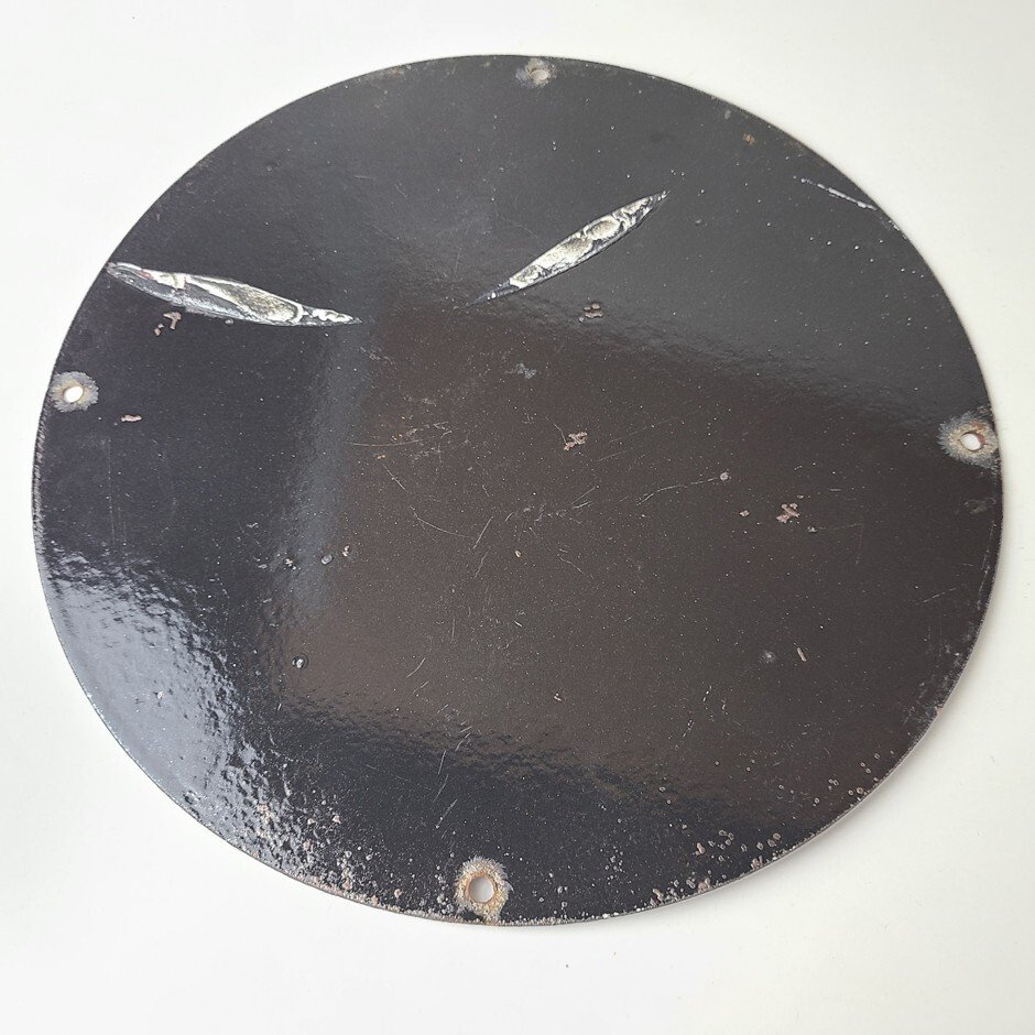 Vintage Winchester Sign - Reindeer Rifles & Shotguns Gas Pump Porcelain Sign - Image 13