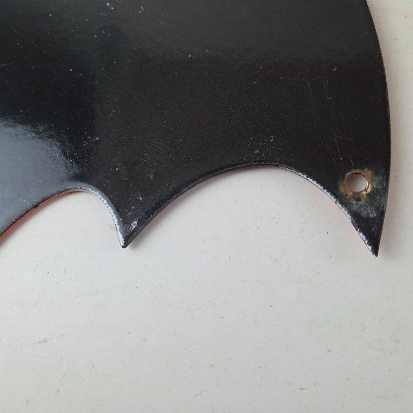 Vintage Batman Toys Sign - Batman Robin Ideal 1966 Comic Porcelain Gas Pump Sign - Image 9