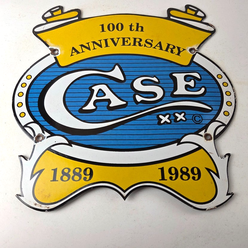 Vintage Case XX Knives Sign - 12" General Store Shop Hunting Gas Porcelain Sign - Image 15