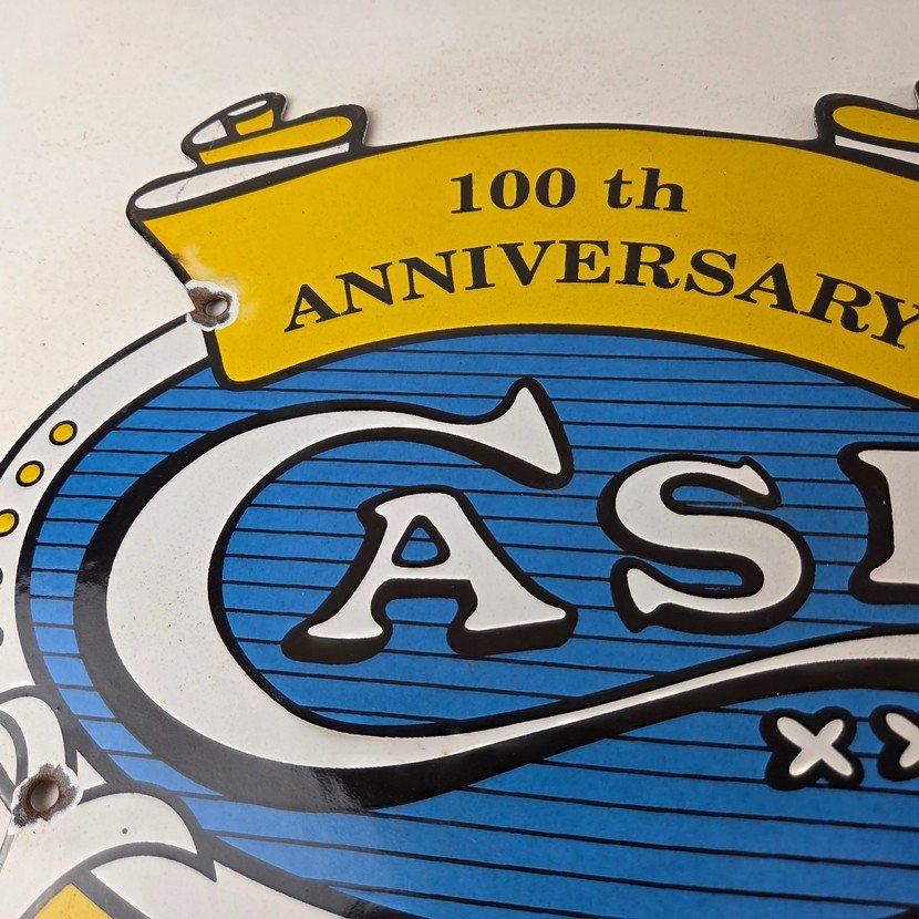 Vintage Case XX Knives Sign - 12" General Store Shop Hunting Gas Porcelain Sign - Image 3