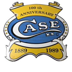 Vintage Case XX Knives Sign - 12" General Store Shop Hunting Gas Porcelain Sign