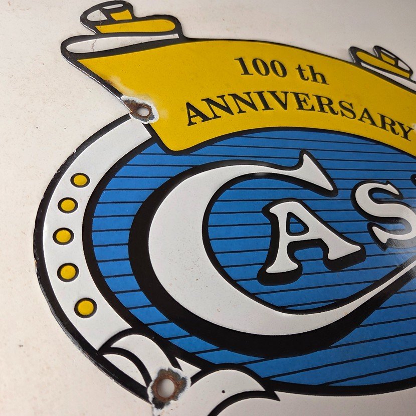 Vintage Case XX Knives Sign - 12" General Store Shop Hunting Gas Porcelain Sign - Image 5