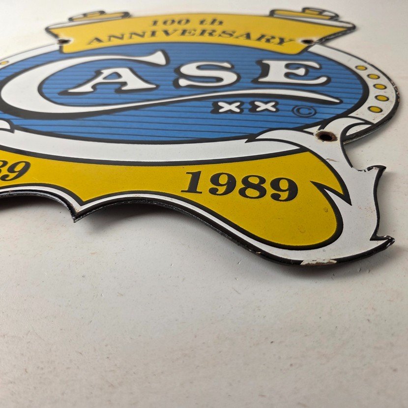 Vintage Case XX Knives Sign - 12" General Store Shop Hunting Gas Porcelain Sign - Image 10