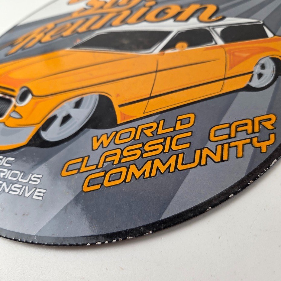 Vintage Classic Style Reunion Sign - Luxury Auto Gas Pump Station Porcelain Sign - Image 15