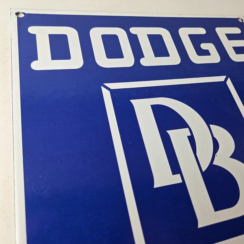 Vintage Dodge Brothers Sign - Sales Service Gas Pump Advertising Dealership Sign - Image 5