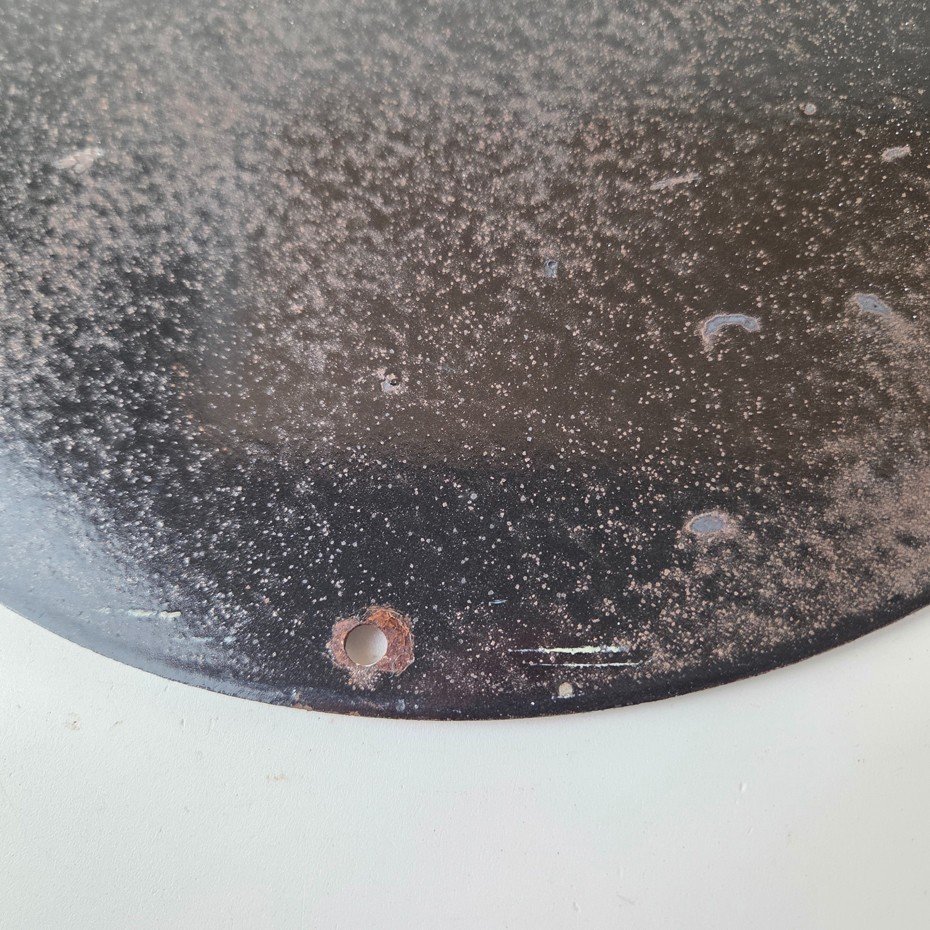 Vintage Esso Gasoline Porcelain Tiger Suit Gas Service Station Auto Tank Sign - Image 8