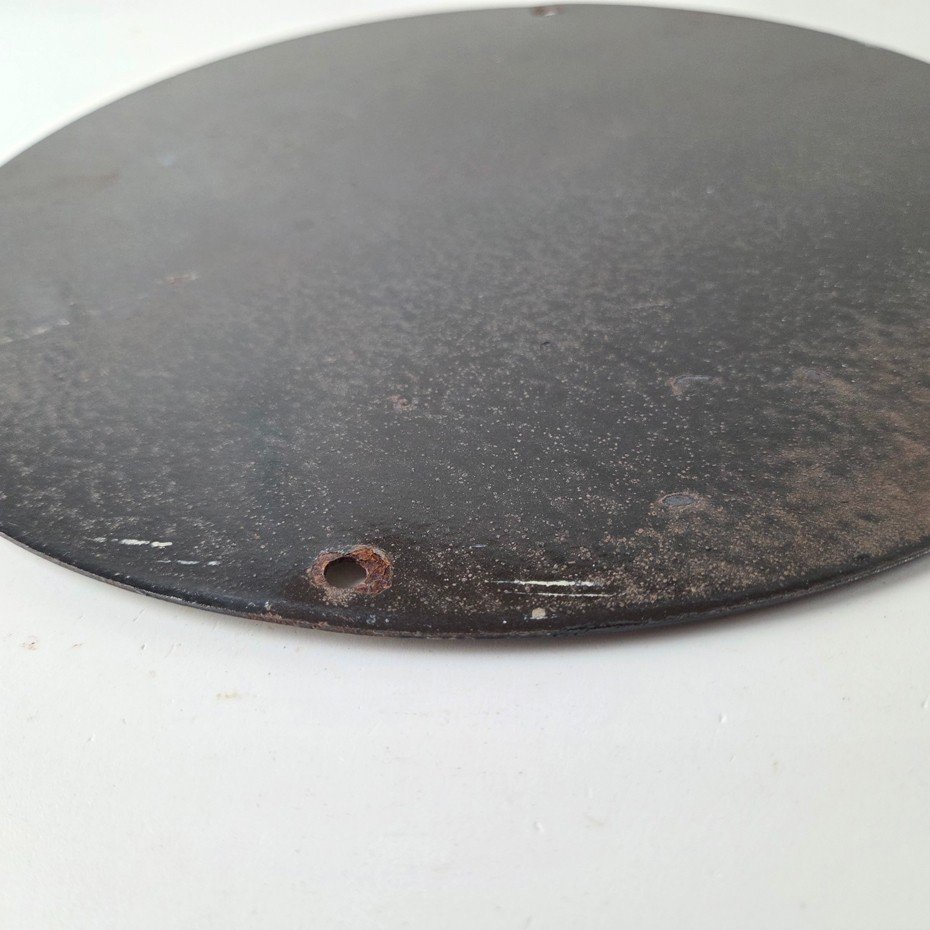 Vintage Esso Gasoline Porcelain Tiger Suit Gas Service Station Auto Tank Sign - Image 9