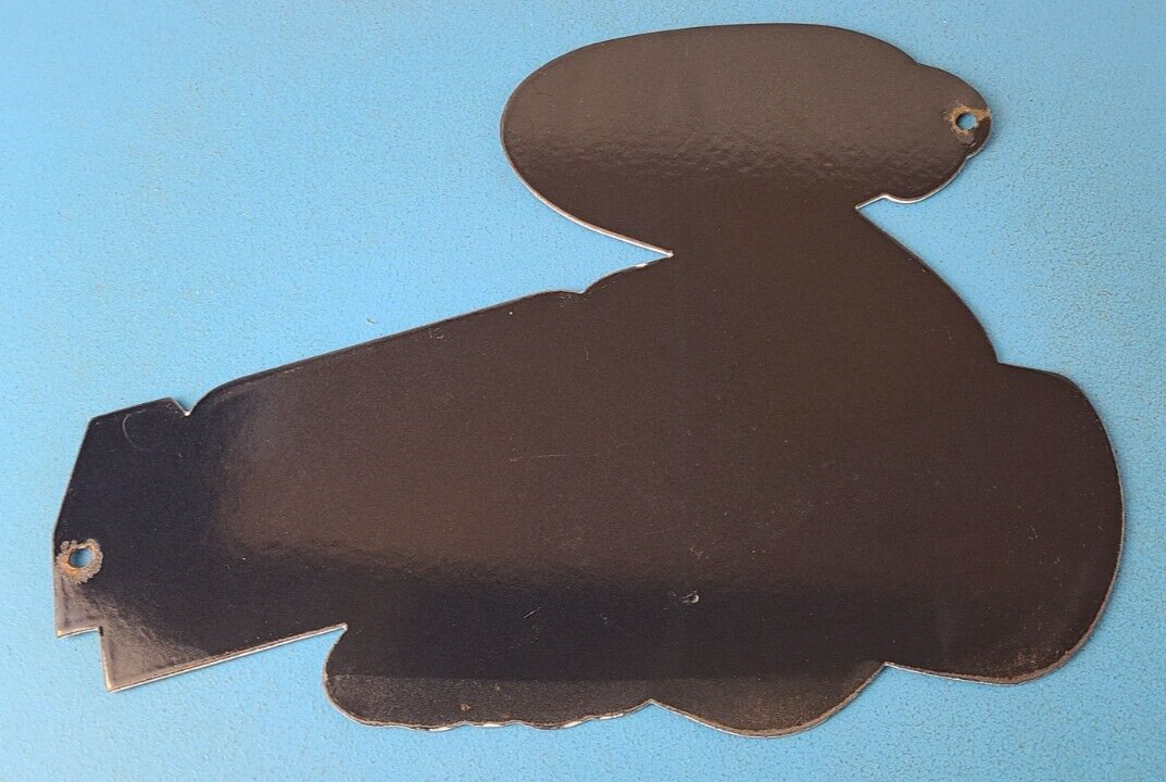 Vintage Ford Sign - Cobra Jet Sales Service Shelby Gas Oil Porcelain Sign - Image 14