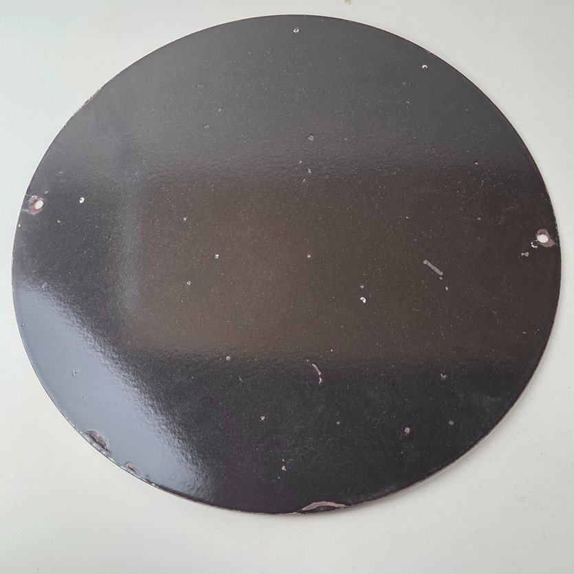 Vintage Gulf Gasoline Sign - Heavy Service Station Gas Pump Plate Service Sign - Image 7