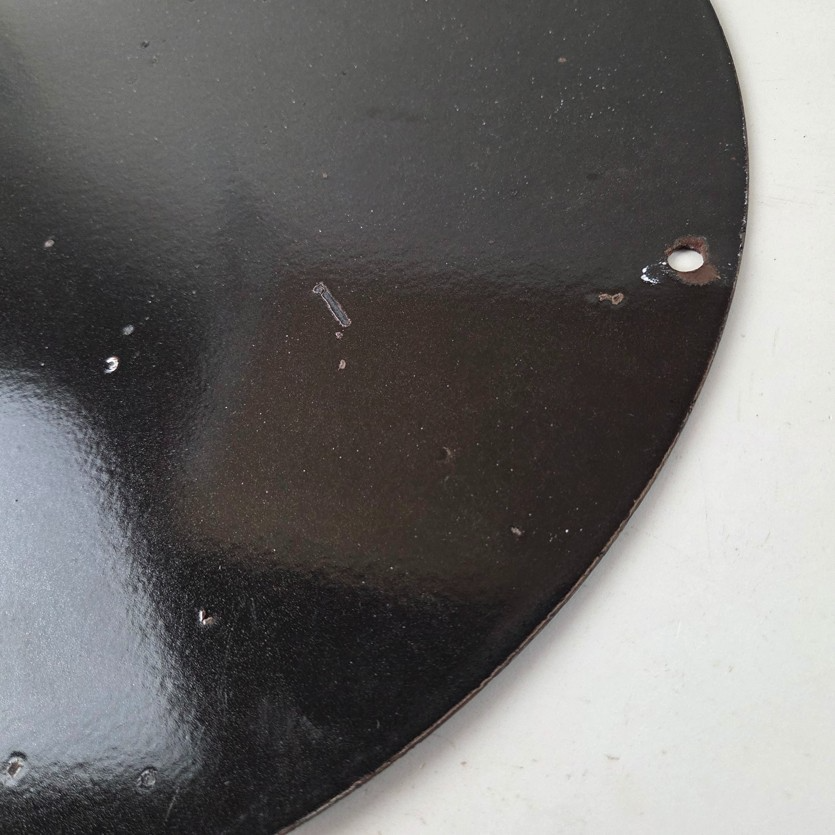 Vintage Gulf Gasoline Sign - Heavy Service Station Gas Pump Plate Service Sign - Image 8