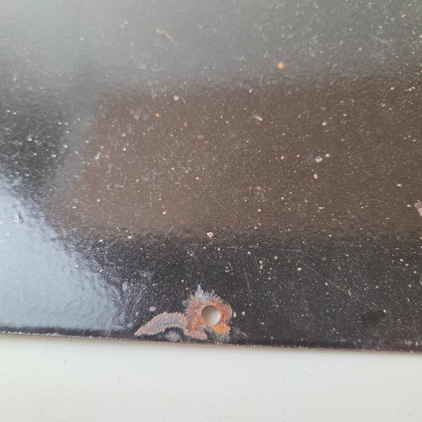 Vintage Gulf Gasoline Sign - Porcelain Octane Type Gas Pump Service Station Sign - Image 8