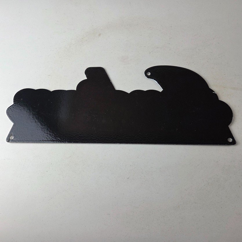 Vintage Indian Motorcycle Sign - 15 Inch Porcelain World's Best Gas Pump Sign - Image 7