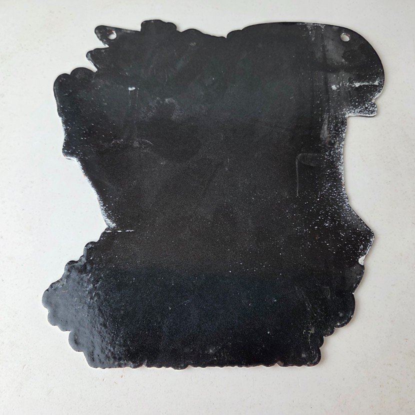 Vintage Johnson Sign - Gas Boat Engines Outboards Porcelain Pump Sign - Image 7