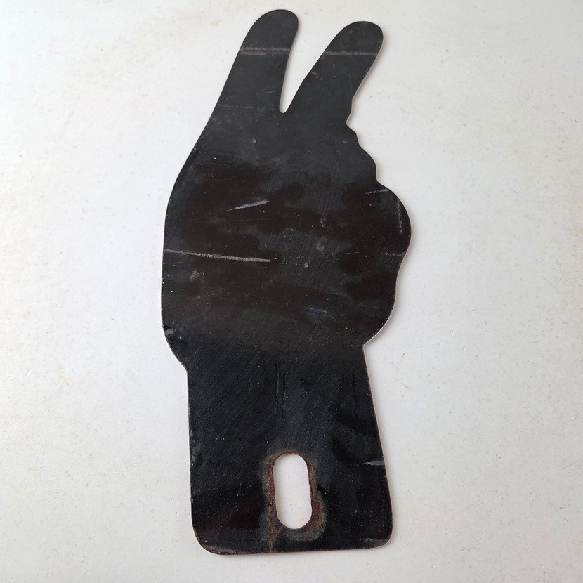 Vintage Kendall Gasoline Sign Topper - Porcelain License Plate Gas Auto Topper - Image 7