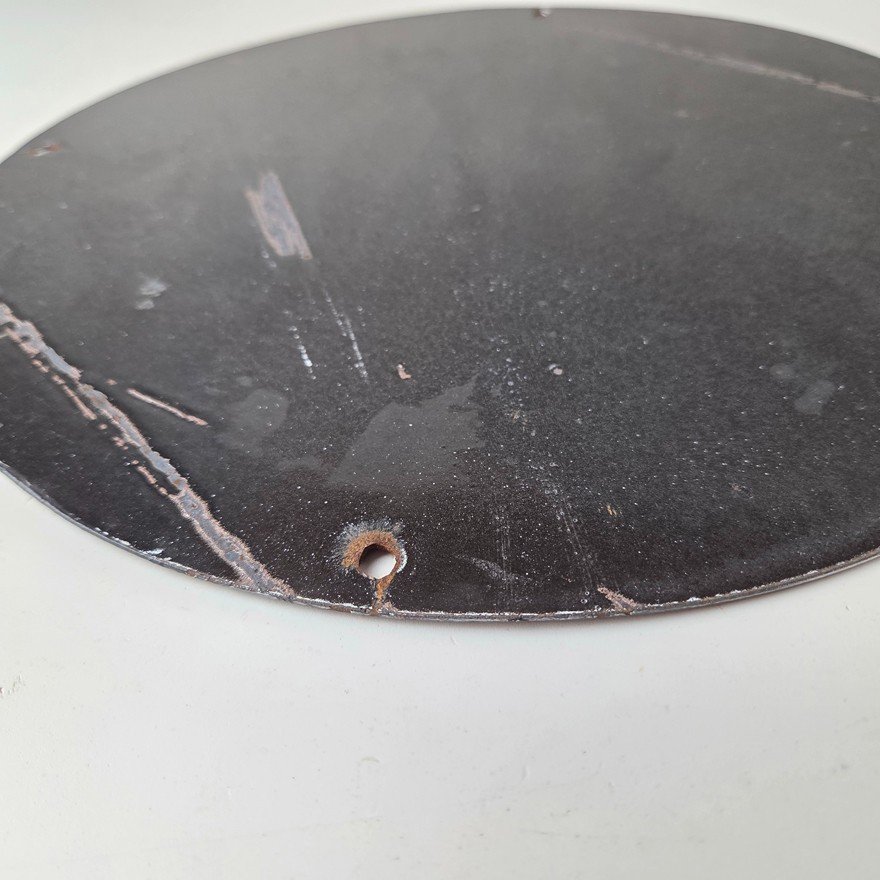 Vintage Marine Gasoline Sign - Mickey Mouse Porcelain Seaside Gas Oil Pump Sign - Image 9